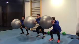 RS GIMNÁSTICA TORRELAVEGA  Entrenamiento de porteros en gimnasio [upl. by Ailati960]