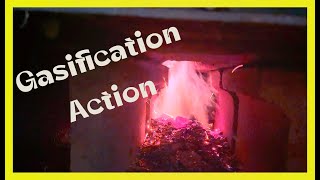 Firing the Gasification Wood Boiler Part 2 [upl. by Aurora]