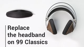 How to replace the headband on Meze 99 Classics [upl. by Leirraj]