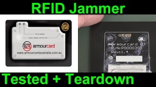 EEVblog 890  ArmourCard Active RFID Jamming Teardown [upl. by Lina]