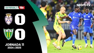 Resumo Feirense 11 Tondela  Liga Portugal Meu Super  sport tv [upl. by Bork]