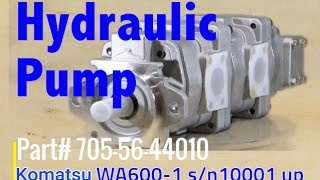 hydraulic pump 705 53 44010 for Komatsu WA6001 [upl. by Mya]