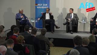 Podiumsdiskussion der AfD in Dresden mit Frey ZDF Gniffke ARD Klonovsky Fest [upl. by Imeka851]