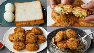 Do You Have Just 2 Slices of Bread amp 2 Eggs At Home You Can Make This Bread Egg Tikki Recipe [upl. by Faith283]