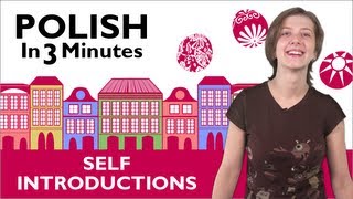 Learn to Speak Polish Lesson 1  How to Introduce Yourself in Polish [upl. by Nomelc]