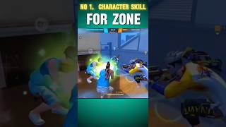 Zone Push best Character skills 🙄freefire shorts tipsandtricks [upl. by Yrrad]