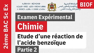 Examen expérimentale  Etude dune réaction de lacide benzoïque  mesure de la conductivité [upl. by Assille]