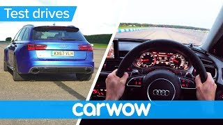 Audi RS 6 Avant POV review  Test Drives [upl. by Storz]