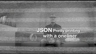 JSON pretty printing with a single Python command [upl. by Royall102]