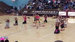 Morton East Varsity Poms [upl. by Saidnac]