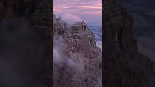 dji dolomites dolomiti mountains drone tlotr shorts [upl. by Froemming]