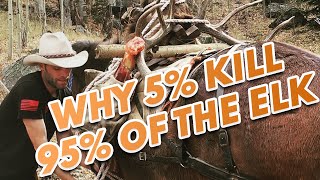 Why 5 of Public Land Hunters Kill 95 of The Elk  Elk Hunting Tips and Strategies [upl. by Ilam]