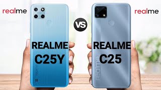 Realme C25Y vs Realme C25  Price  Specification  Full Comparison [upl. by Nnylekoorb277]