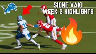 ROOKIE Sione Vaki MAKING PLAYS vs Chiefs️‍🔥 NFL Preseason 2024 [upl. by Raybourne]