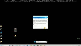 Intel ME Components driver 24075590 on Windows1123H2226313374PGBB760MDS3HAXrev12 [upl. by Annetta]