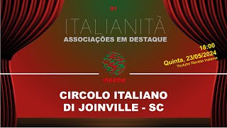 INSIEME AO VIVO  Associações em destaque I – Circolo Italiano di Joinville [upl. by Ativet]