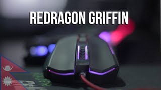 Redragon Griffin Gaming Mouse Review  Nepal [upl. by Varipapa]