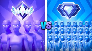 4 UNREAL VS 40 DIAMANTS sur FORTNITE  🤯 Ft des Youtubeurs [upl. by Elyk]