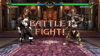 Soul Calibur IV  Raphael vs Cervantes [upl. by Sedlik]