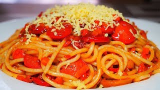 SPAGHETTI  THE BEST AND SIMPLE WAY TO MAKE SPAGHETTI FILIPINO STYLE  FOODNATICS [upl. by Buyer]