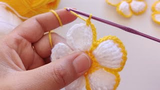 Beginners Guide StepbyStep Crochet Flower Tutorial Made Easy [upl. by Ora]