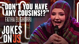 Why Are You Single  Fatiha El Ghorri  Jonathan Ross Comedy Club  Jokes On Us [upl. by Yvon]