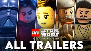 All LEGO Star Wars The Skywalker Saga Trailers So Far [upl. by Bayless]