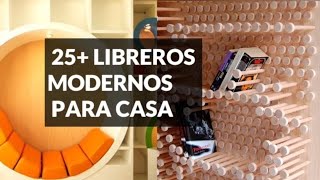 📚📚Libreros Modernos de Madera  Estilo y Diseño de Librero y Estantería [upl. by Ecart]