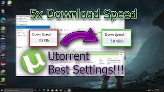 How to Speed Up uTorrent Downloads  5x Download Speed  Speed Up Utorrent [upl. by Ahsille782]