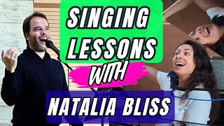 Sinigng lessons with Natalia Bliss vocal coach HOW TO SING HIGH NOTES WITHOUT STRAINING [upl. by Booma443]