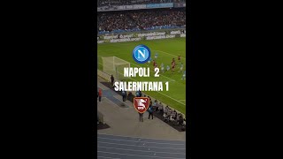 Napoli Salernitana 21 gol di Rahmani visto dagli spalti 13 gennaio 2024 [upl. by Karalynn]