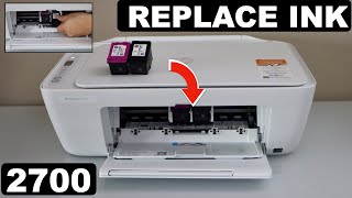 HP DeskJet 2700 Ink Cartridge Replacement [upl. by Moriah184]