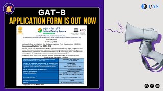 GATBBET 2024 Notification Released  GATB 2024 application form  GATB 2024 notification  IFAS [upl. by Aniloj]