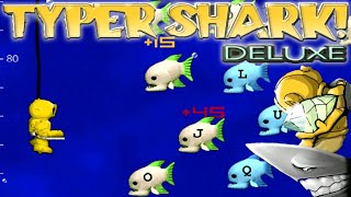 Typer Shark Deluxe by PopCap Games Windows game 2003 [upl. by Eta]