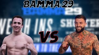 AARON CHALMERS GEORDIE SHORE VS GREG JENKINS MMA BAMMA FIGHT [upl. by Nelhsa]