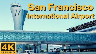 Virtual Tour of San Francisco International Airport  SFO Virtual Walk in 4K [upl. by Heppman]