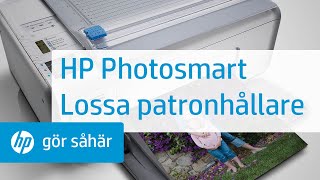 HP Photosmart Lossa patronhållare [upl. by Erny]