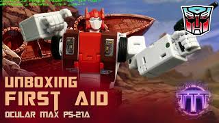 Unboxing Ocular Max PS21A Medicus First Aid  ToyTesterTeo Masterpiece Toy Collection [upl. by Llednar]