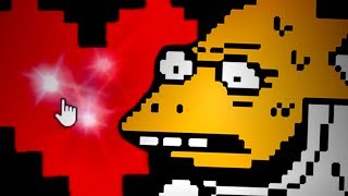 Fight Against ALPHYS quotClickertale 2quot Undertale Fangame [upl. by Ahsikam]