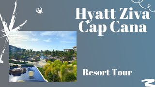 Hyatt Ziva Cap Cana Resort Tour [upl. by Frohman130]