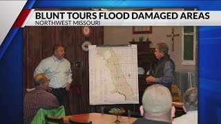 Senator Blunt Tours Flood Damage [upl. by Andra]