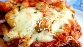 Easy Chicken Parmesan Chicken Parmesan Casserole Baked Chicken Parmesan Casserole [upl. by Dnomaj]