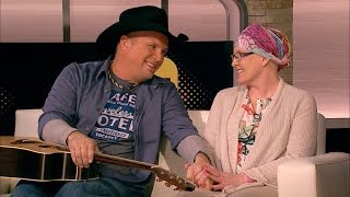 Garth Brooks Relives Beautiful Moment With Cancer Patient on Entertainment Tonight [upl. by Haisi26]