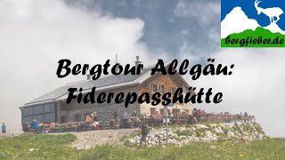 Bergtour Allgäu Wanderung zur Fiderepasshütte [upl. by Lutim]