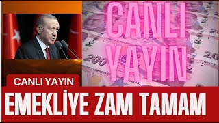 EMEKLİYE ZAM YOLU GÖZÜKTÜ SEYYANEN ZAM ŞANSI CANLI YAYIN [upl. by Leunam]