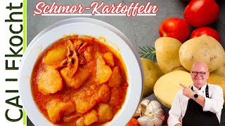 Leckere Kartoffel in kräftiger Tomatensoße geschmort Bestes Rezept [upl. by Nicky]