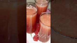 Strawberry ka juice🥤love strawberry juice naturaldrink kitchen cooking instagood reels [upl. by Lativa]