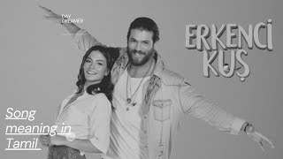 Gunaydin  Erkenci Kus Day Dreamer Title Song Meaning In Tamil  Demet Ozdemir  E08 daydreamer [upl. by Eltsyek]