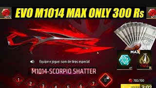 How To Max Scorpio Satter Evo M1014 in Low Diamond  Evo 1014 20 Max Level Upgrade Free Fire😱 [upl. by Bannon]