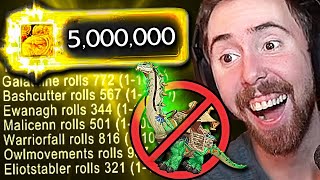 Asmongold Viewers Death Roll 5M Gold Mount Before Its Permanently Removed [upl. by Rainger914]